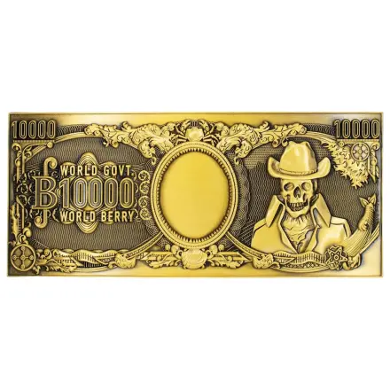 One Piece replika 10,000 World Berry kovová bankovka 6 x 15 cm produktová fotografia