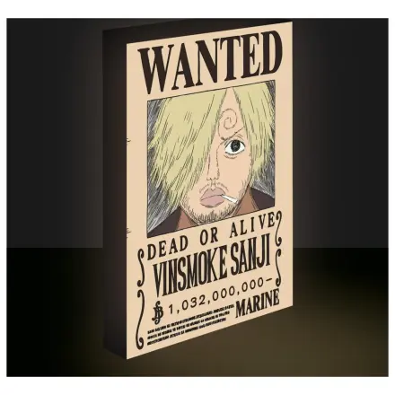 One Piece Sanji Wanted svetlé plátno 40x30 cm produktová fotografia