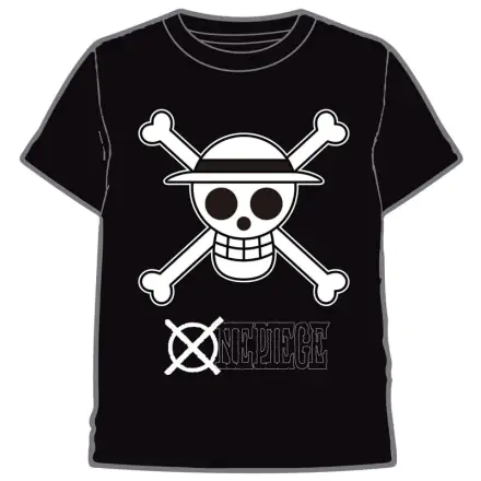 One Piece Skull Black & White tričko produktová fotografia