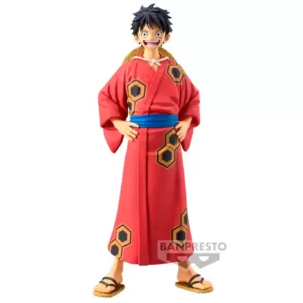 One Piece The Grandline Series Wanokuni Jukata Monkey D Luffy figúrka 16 cm termékfotója