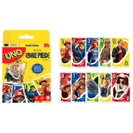 One Piece UNO kartová hra produktová fotografia