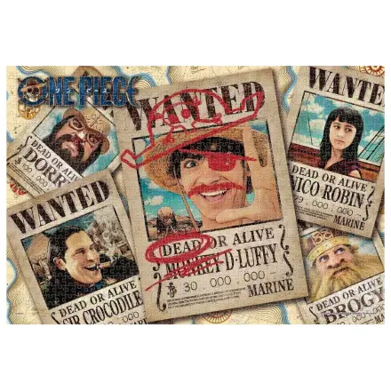 One Piece 1000-dielne puzzle Wanted produktová fotografia