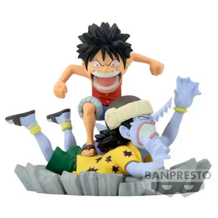 One Piece WCF Log Stories Luffy vs Arlong figúrka 7 cm termékfotója