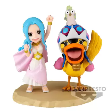 One Piece world collectable Log Series Nefeltari Vivi & Karoo figúrka 7 cm termékfotója