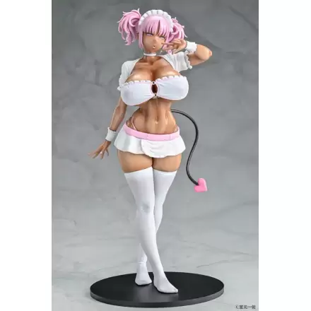 Original Character Statue 1/6 Black Gal Maid Succubus Cocoa Pink Ver. 30 cm termékfotója