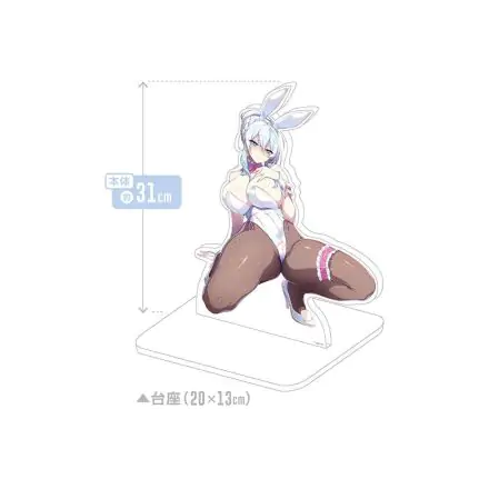 Originálna charakterová akrylová figúrka Mifuyu Yukino Bunny Ver. 35 cm termékfotója