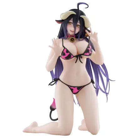 Overlord PVC Socha Desktop Cute Figure Albedo Cow-Print Swimsuit Ver. Renewal 13 cm produktová fotografia