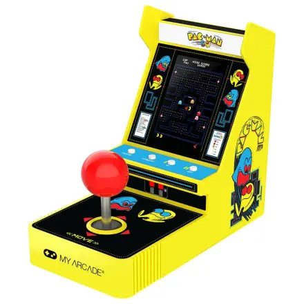 Pac-Man prenosný retro arkádový joystick prehrávač produktová fotografia