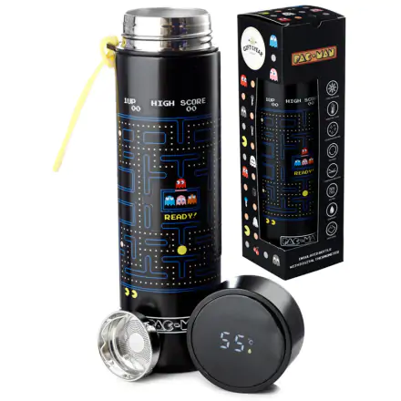 Pac-Man termoska z nehrdzavejúcej ocele s teplomerom 450 ml produktová fotografia