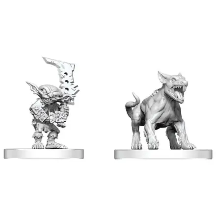 Pathfinder Battles Deep Cuts nenamaľovaná miniatúra Goblin Commando & Goblin Dog 13 cm produktová fotografia