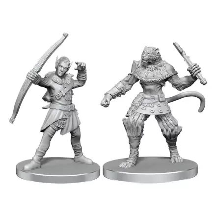 Pathfinder Deep Cuts Nenafarbené Miniatúry Elf Hunter & Catfolk Bandit produktová fotografia