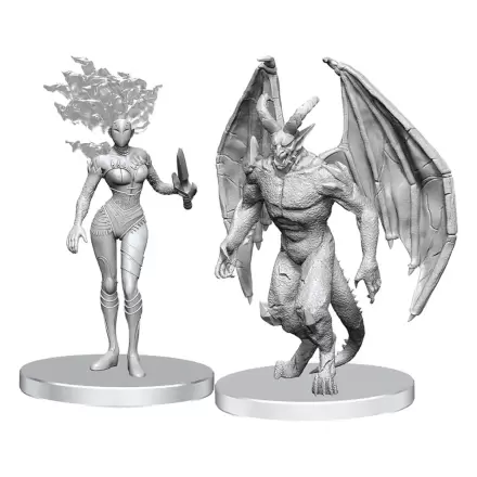 Pathfinder Deep Cuts Nenamaľované Miniatúry Gargoyle & Shae produktová fotografia