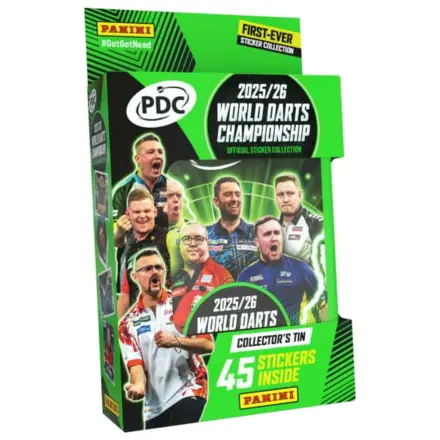 PDC World Darts Championship 2025/26 vrecková plechovka produktová fotografia