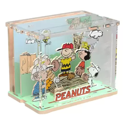 Peanuts Puremind DIY stavebnica mini scéna Baseball Time produktová fotografia