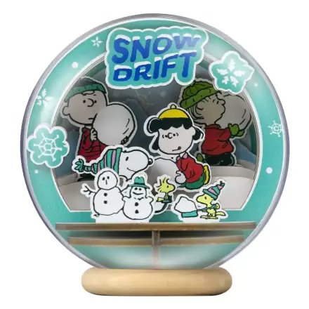Peanuts Puremind stavebnica drevený divadelný glóbus Snow Drift produktová fotografia