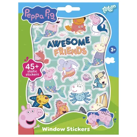 Peppa Pig Awesome Friends súprava okenných nálepiek produktová fotografia