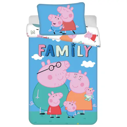 Peppa Pig Big Pig Family pre deti, do škôlky obliečka na perinu produktová fotografia