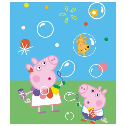 Peppa Pig Bubbles flísová deka produktová fotografia
