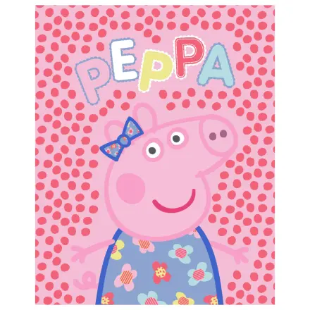Peppa Pig bodkovaná flísová deka produktová fotografia