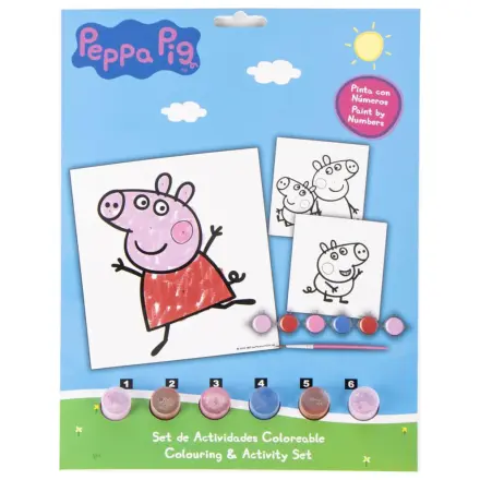 Peppa Pig Fun číslovaná omaľovánka Set produktová fotografia