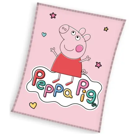 Peppa Pig Happy flísová deka produktová fotografia