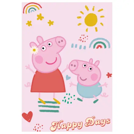 Peppa Pig Happy Days Flísová deka produktová fotografia