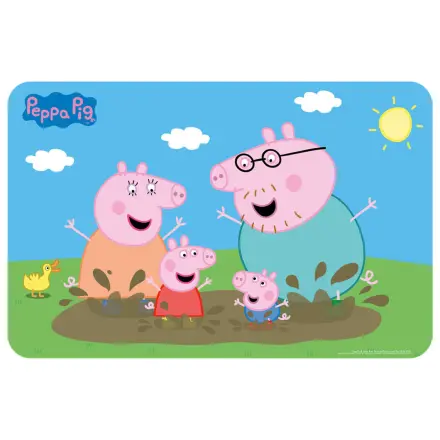 Peppa Pig podložka na stôl Mud Bath 43x28 cm produktová fotografia