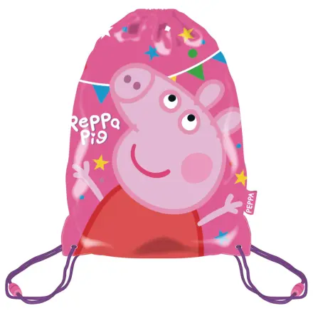 Peppa Pig Party Športová taška, taška so sťahovacou šnúrkou 44 cm produktová fotografia
