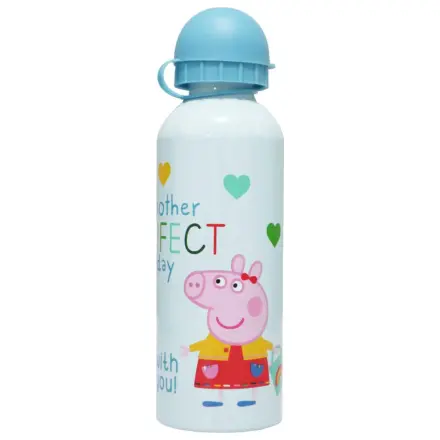 Peppa Pig Perfect Day hliníková fľaša na vodu s náustkom 500 ml produktová fotografia