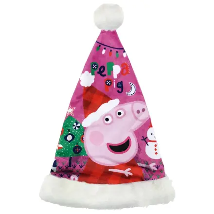 Peppa Pig Ružová Santa čiapka 37 cm produktová fotografia