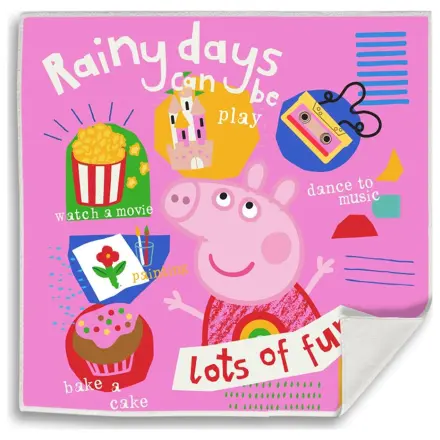 Peppa Pig Rainy Fun Magical Hand Towel Face Towel, Uterák 30x30cm produktová fotografia