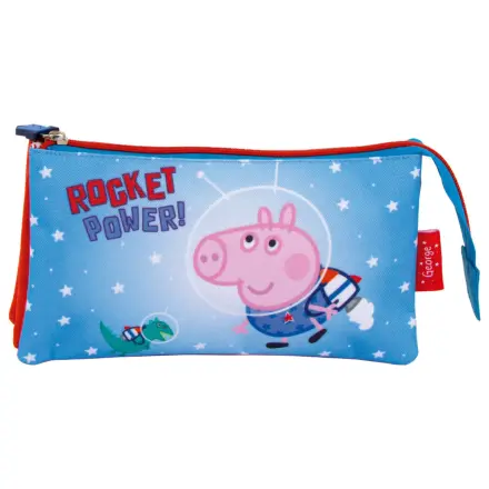 Peppa Pig Rocket trojkomorový peračník 21 cm produktová fotografia