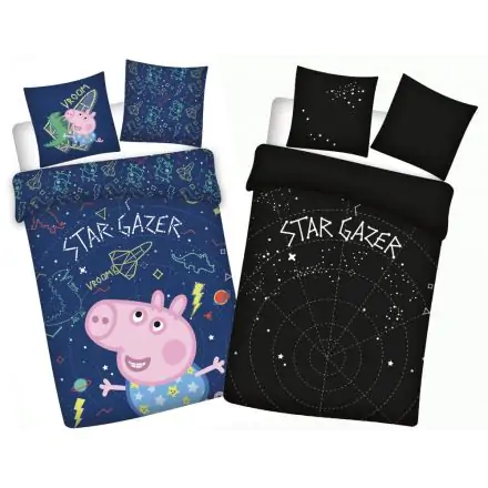 Peppa Pig Glow in the Dark Súprava detských obliečok na paplón 100x135cm, 40x60cm produktová fotografia
