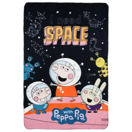 Peppa Pig Space flísová deka 100x150cm produktová fotografia