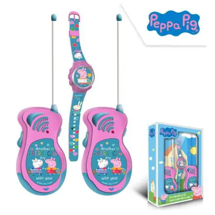 Peppa Pig Walkie Talkie + Sada digitálnych hodiniek produktová fotografia