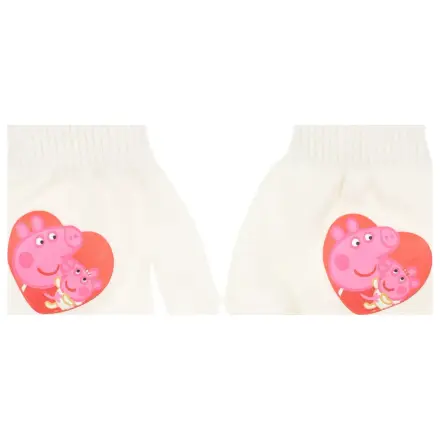 Peppa Pig White Heart detské rukavice produktová fotografia