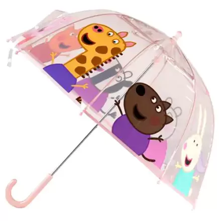 Peppa Pig manual transparent bubble dáždnik 48 cm produktová fotografia
