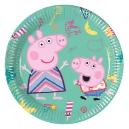 Peppa Pig Next Generation, Peppa Pig papierové taniere 8 ks 20 cm FSC produktová fotografia
