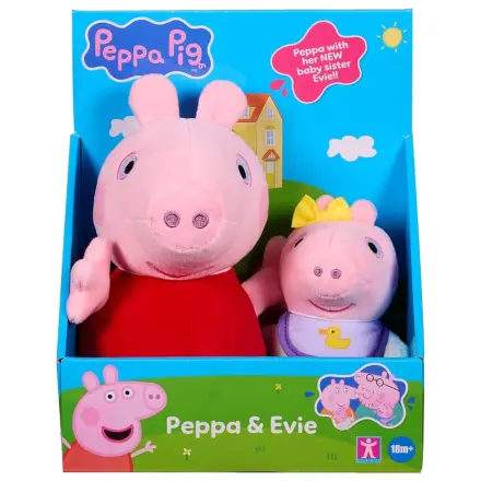 Peppa Pig Plyšové figúrky balenie 2 kusy produktová fotografia