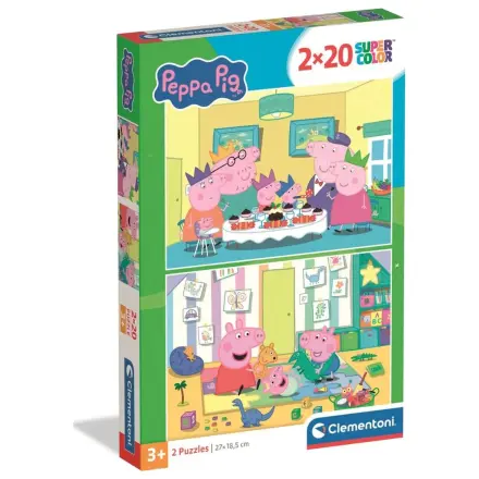 Peppa Pig puzzle 2x20ks produktová fotografia