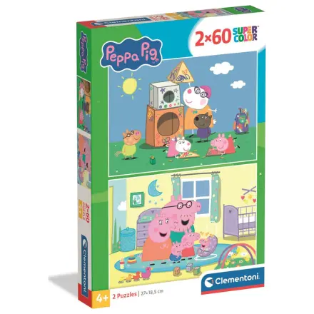 Peppa Pig puzzle 2X60ks produktová fotografia