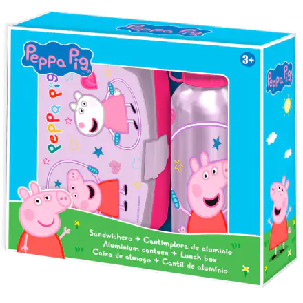 Peppa Pig Lunch box + hliníková fľaša sada 500 ml termékfotója