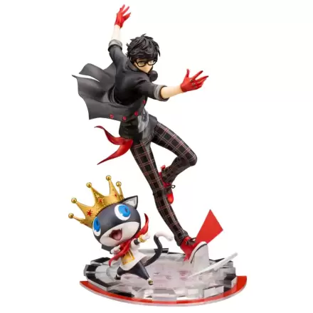 Persona 5 Dancing Star Night ARTFXJ szobor 1/8 Hero &amp; Morgana 25 cm termékfotója