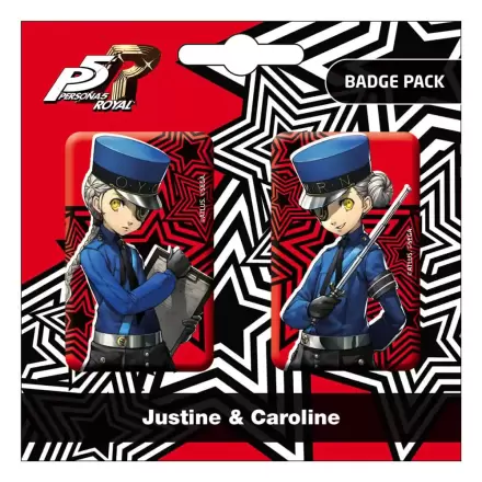 Persona 5 Royal odznaky 2 ks Justine & Caroline termékfotója