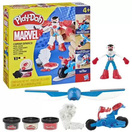 Play-Doh Marvel Captain America motorová kosačka termékfotója