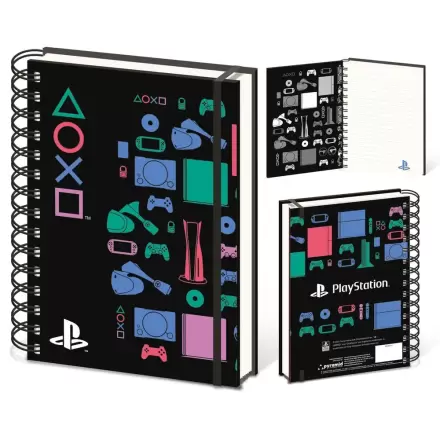 PlayStation A5 zápisník produktová fotografia