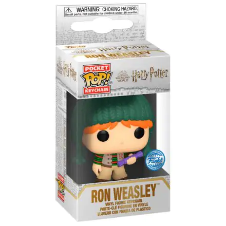 Pocket POP Keychain Harry Potter Holiday Ron exkluzívne figura termékfotója