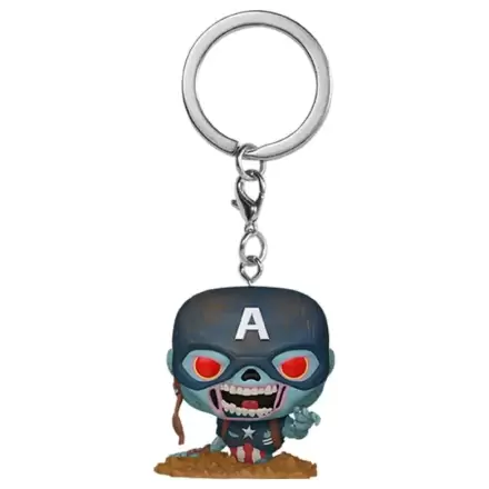 Vreckový Funko POP Keychain Marvel Zombies Zombie Captain America produktová fotografia