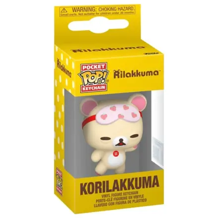 Funko Pocket POP kľúčenka Rilakkuma - Korilakkuma produktová fotografia