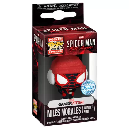 Pocket POP Keychain Marvel Spiderman Miles Morales Winter Miles kľúčenka produktová fotografia